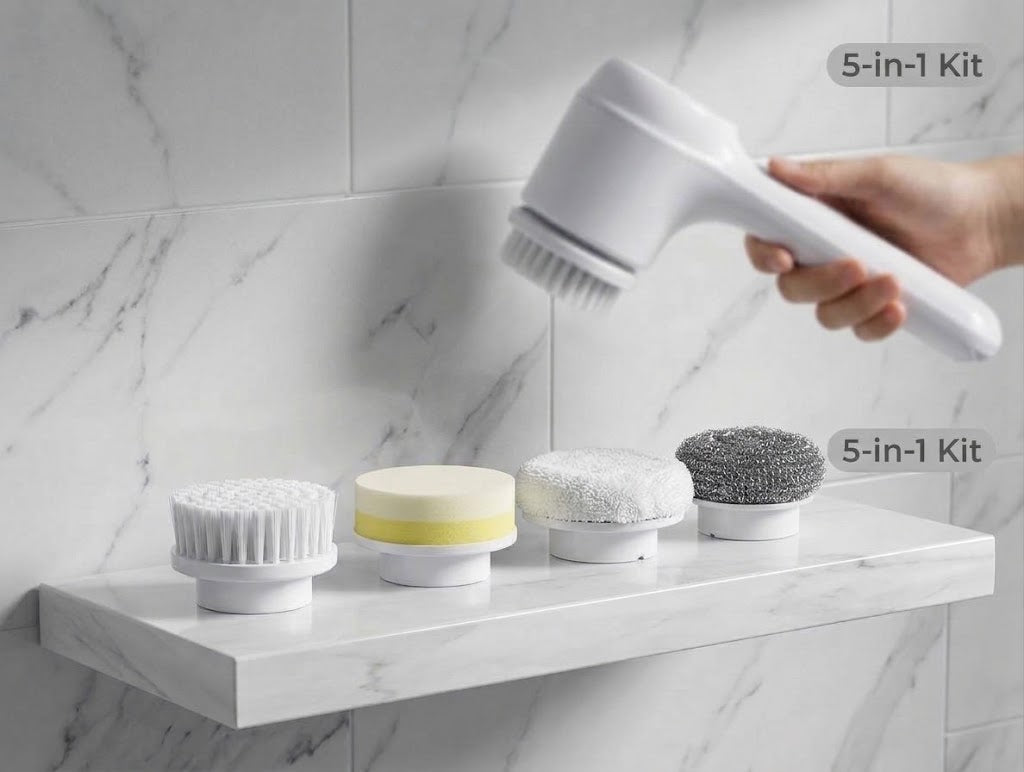 5 in 1 Bright Nest PowerSpin Scrubber
